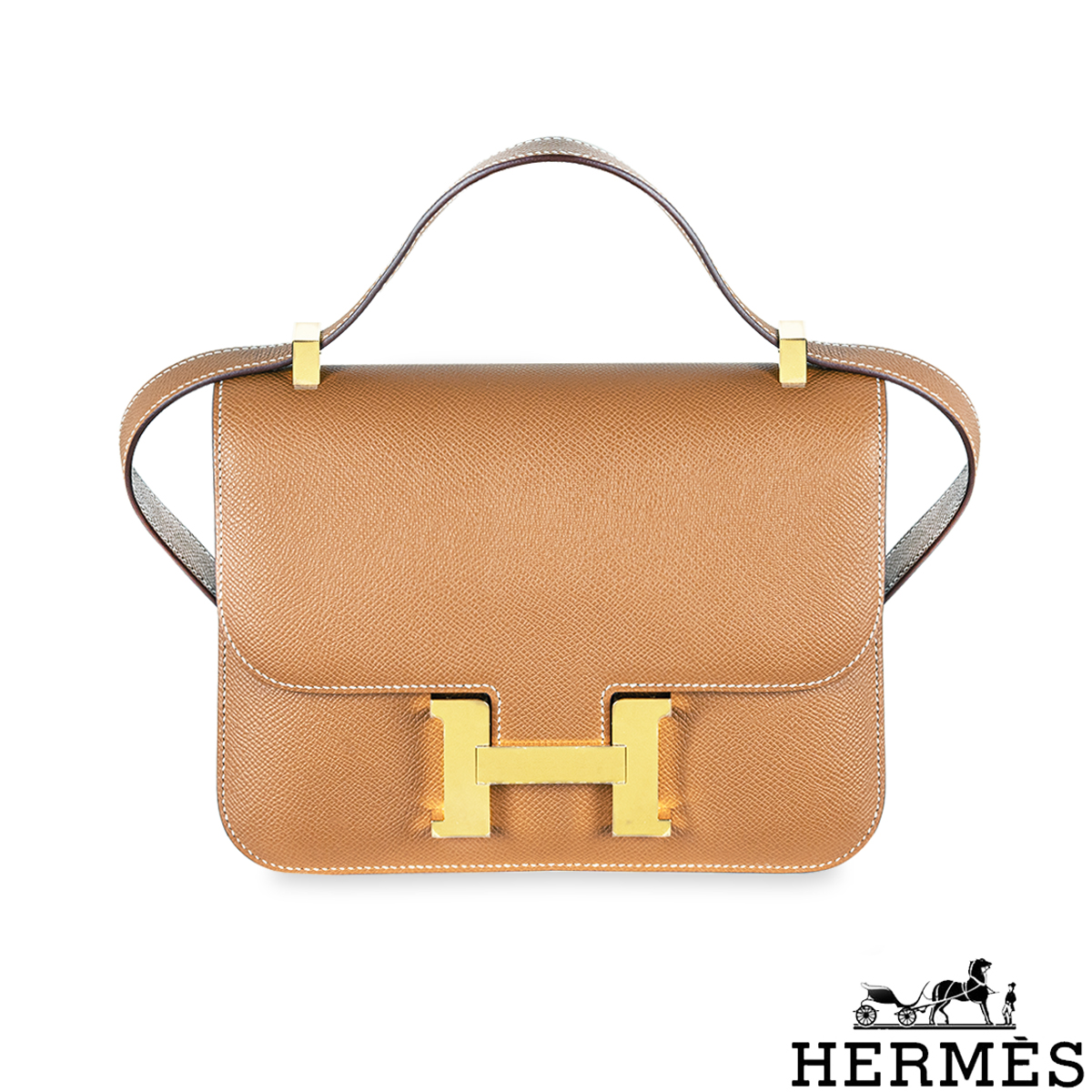 Herm�s Constance 24cm Gold Epsom GHW 2025